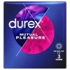 Durex Mutual Pleasure – kondómy s benzokaínom, vrúbkami a bodkami (3 ks)