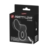 Pretty Love Cobra – vibračný erekčný krúžok (čierny)