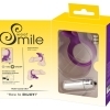 Smile Rabbit – vibračný erekčný krúžok so zajačími uškami (fialový)
