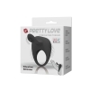 Pretty Love Tonguo – vibračný erekčný krúžok zo silikónu (3× LR41, stimulácia klitorisu)