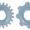 You2Toys Cock Ring Set – flexibilné erekčné krúžky (2-dielna súprava, modré)