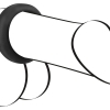 You2Toys Black Velvets – silikónový erekčný krúžok 38 mm (čierny)