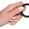 You2Toys Black Velvets – silikónový erekčný krúžok 38 mm (čierny)