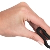 You2Toys Black Velvet – silikónový erekčný krúžok 3,2 cm (čierny)