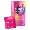 Durex PleasureMe (Emoji) – vrúbkované a bodkované kondómy, 12 ks